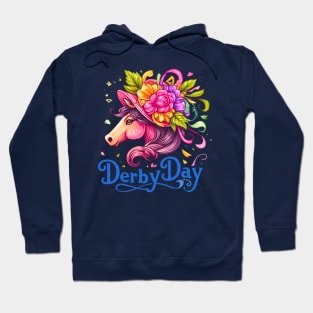 Derby day flower horse Hoodie